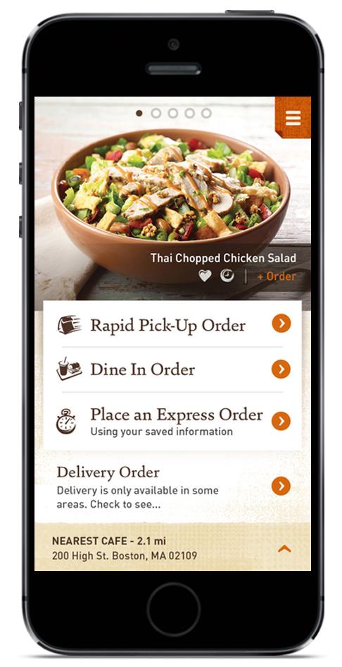 1. Customers order food using restaurant app 2.