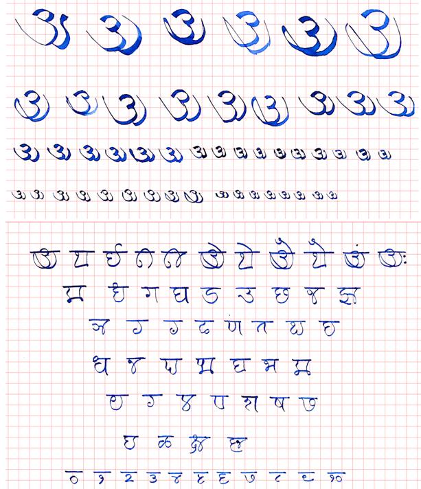With help of this tools it became easy to understand and decide the stroke variations of letter, joints, balance between inner and outer counter space, kerning, flow of each letter (just to achieve