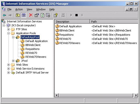 24 CHAPTER 1 In IIS 6, run all worker processes using
