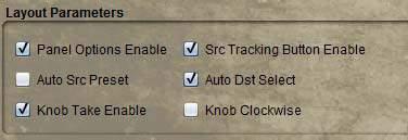 Src and Dst button population The above buttons are configurable for up to four Sources or Destinations as needed.