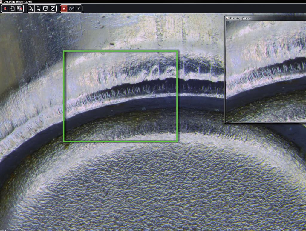 fast Wide field vision for microscopic analysis LAS (Leica Application Suite) Live Image Builder is developed for users of manual microscopes, enabling them to rapidly create high-quality images that