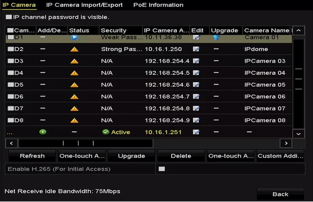 2.6 Adding and Connecting the IP Cameras 2.6.1 Activating the IP Camera Purpose: Before adding the camera, make sure the IP camera to be added is in active status. 1.