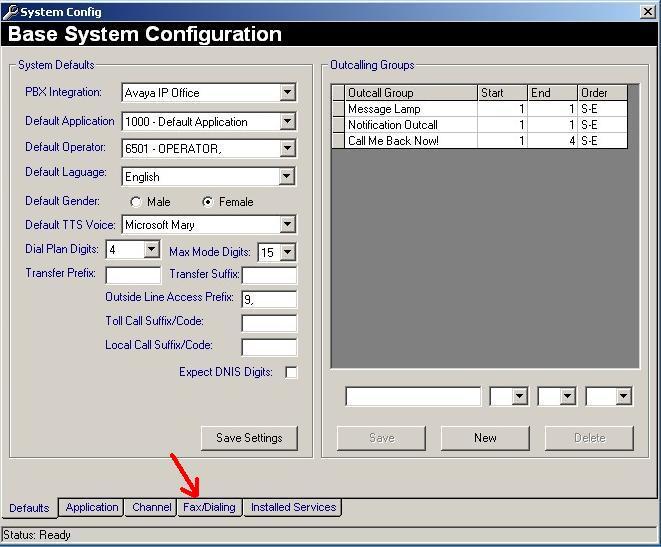 3. In the System Config window that