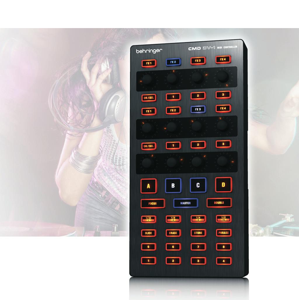 Full control of up to 4 software effects decks Deckadance LE DJ software voucher from Image-Line included Compatible with popular DJ software including Native Instruments Traktor*, Serato Scratch