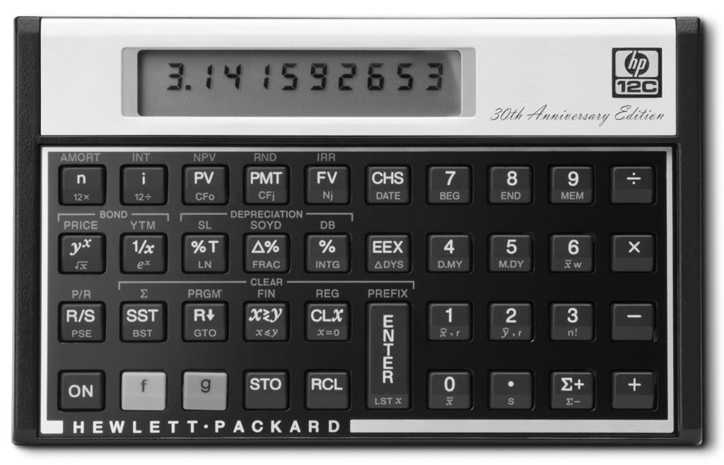 of Calculator  30th Anniversary