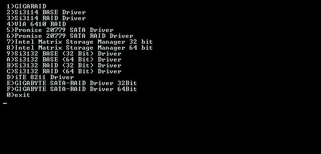 Boot from the startup disk. Once at the A:\> prompt, change to your optical drive (example: D:\>). At the D:\> prompt, type the following two commands.