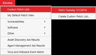 Deploy Patches Now that you've tested your Patch Tuesday Custom Patch List and dealt with problematic patches, you can begin rolling the Custom Patch List out to your environment.