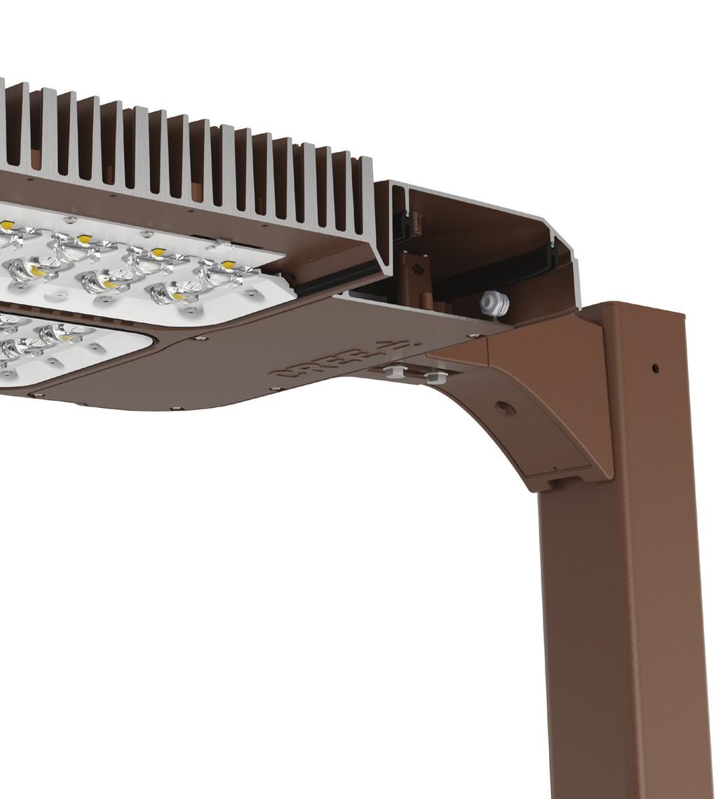 OSQ Series LED Area Luminaire / Technology Passive thermal management approach utilizes a