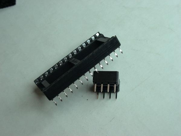 socket allow you to change IC chips without having to de-solder and solder in