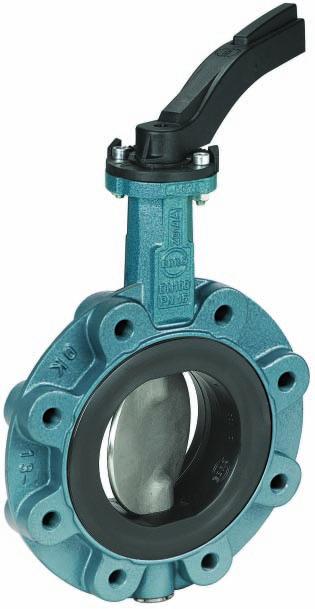 UG TYPE BUTTERFY VAVE Z 04-A ug type butterfly valve with threaded holes. This type enables the one-sided lugging of pipes.