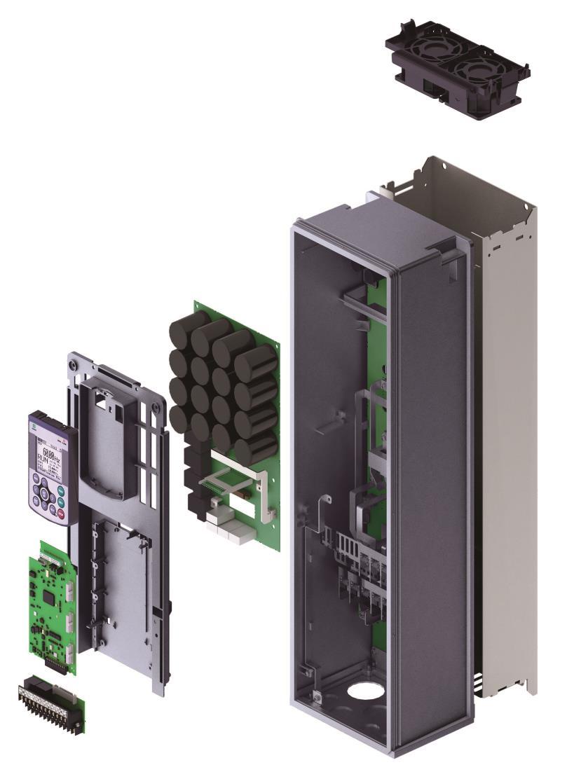 FRENIC- HVAC Modular construction - Easy Maintenance High Performance Keypad Long Life DC Bus Capacitors Simple