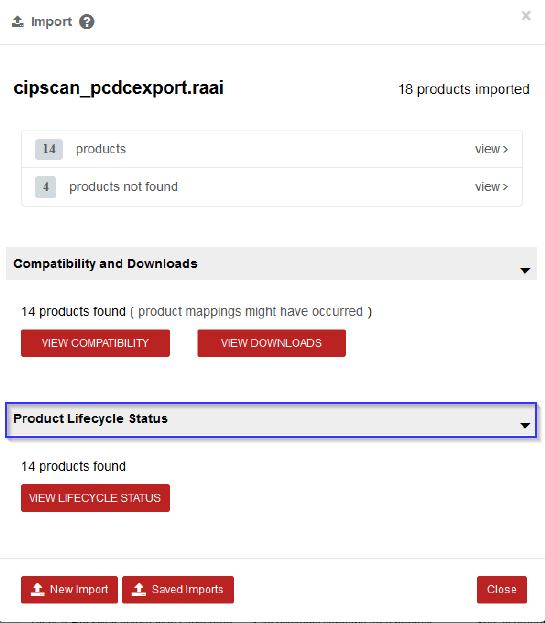 Inventory Agent Export to PCDC Product Lifecycle Status