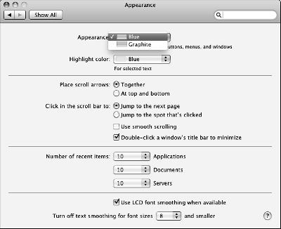 Click a preference icon to open a group of settings. To return to the main System Preferences window, click the Show All button at the top of any individual preferences pane.