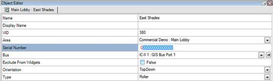 select Add QIS Shade -OR- doubleclick QIS Shade in the Vantage Objects: Shades