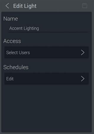 Reorder the load view for the lighting widget by dragging and dropping in the desired order.