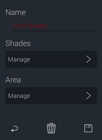 Check desired shades and confirm by clicking. 5.