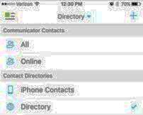 Chat & Contact Directory Select a contact to chat Chat Chat is available to all CDK Communictor users and is indicated by a status flag next to the contact name.