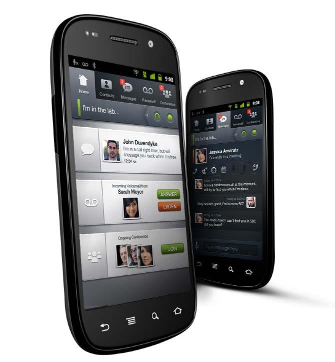 Avaya Communicator Go mobile and take your Unified Communications and user profile along with you.