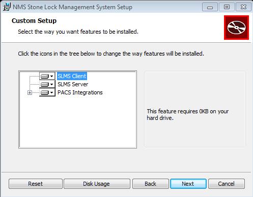 installations the SLMS should be installed on the same server that is running the PACS. d. Click the + next to PACS Integrations. e. Click drop down menu for the Honeywell option.