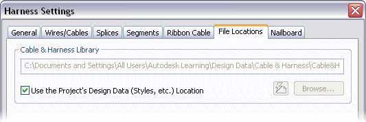 Select to defer updates to improve performance when a large number of objects are being created and edited within the harness assembly.