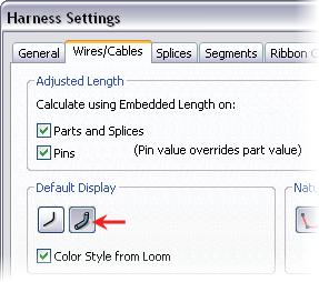 In the browser, expand the categories below the harness part to review the wires, segments, and virtual parts that compose the harness part. 12.