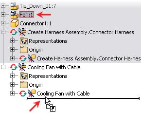 In the Create Harness dialog box, Harness Assembly File Name field, enter