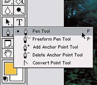 To get the Magnetic Pen tool, first choose Freeform Pen Tool; then choose Magnetic Pen Tool from the Options bar at the top of the screen.
