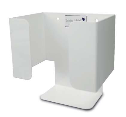 Clear front panel assists with stock level inspection Hinged lid assists replenishment, whilst top loading ensures stock rotation Holes for wall mounting (fixings not provided) 565 x 260 x 315mm