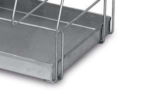 steel drip tray 535 x 205 x 415mm Drainage Racks - Bedpan