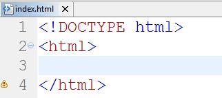 Start an HTML5 Document Type <!DOCTYPE html>.
