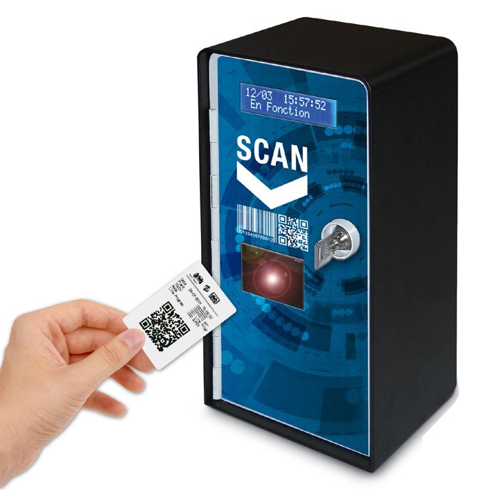 Activation systems MyScan Easy activation system MyScan is the result of the combination between MyService and a 2D scanner.