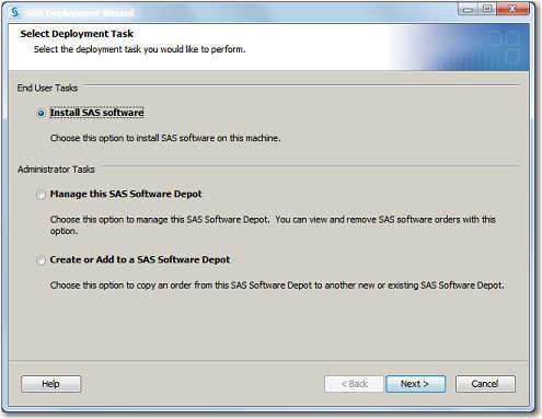 Installing the SAS PC Files Server from the SAS Deployment Wizard 9 5.