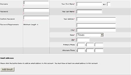 Step 3 - Fill out your personal information and click Sign Up.