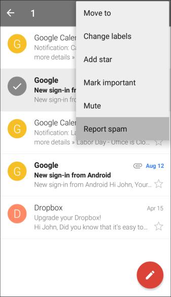 1. From home, tap Apps > Google > Gmail. The inbox opens. 2.