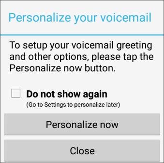 Your phone automatically transfers all unanswered calls to your voicemail, even if your phone is in use or turned off. Note: To set up your traditional voicemail box, see Voicemail Setup. 1.