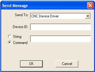 MC Send Command Pro Sends a command to the CNC Device Driver.