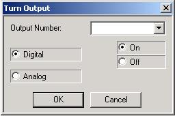 command described above). Input Number Enter an input number, a variable, or the word ALL. Enable/Disable Select Disable in order to modify the command.