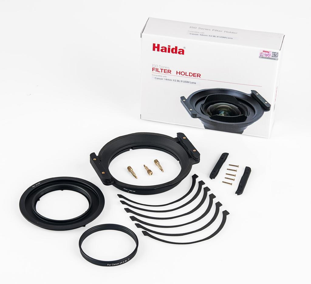 150 Series Insert Filter Holder System Haida 150 Series Insert Filter Holder system is designed for Super-wide angle lenses, which cannot mount Circular Filters.