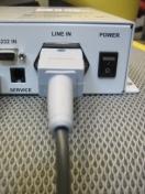 a standalone laptop Interconnection box power cable Connects