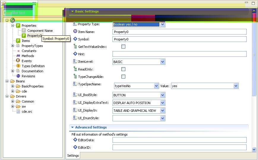 Chapter 1 Introduction Figure 1-4. Properties editor The ItemLevel item represents the user level at which the item is accessible in the Processor Expert interface. All users can see it.