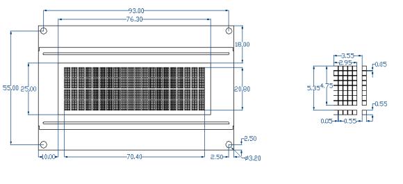 Dimensional Drawings Figure 23: LCD Dimensional