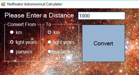 Pictorial Description of the Execution of the Astronomical Calculator Program Use Val to convert 1000 from String form to numeric form. Store the result in the variable distance.