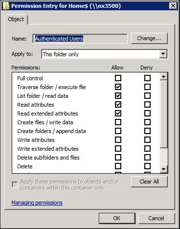 3.2.2.5 Creating an Active Directory Template User 1.
