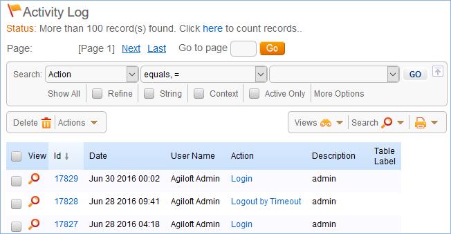 Auditing with Activity Logs Activity logs maintain a record of any specified statistics of system usage, which can assist with auditing behavior that might compromise your security.