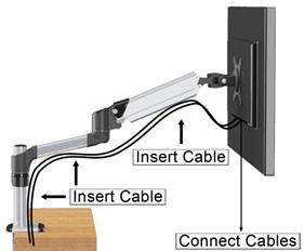 Cable Management Note: When attaching cables and routing through the cable management channels, ensure that you leave enough slack