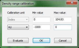 6 Bruker-microCT Method Note: HU calibration Click on OK to implement the calibration the window will close.