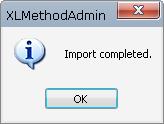 After the confirmation or modification of the Method Name, the files will