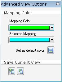 The display color in the preview area will immediately change after selecting a new color. This allows checking if the color meets the requirements (high contrast to background).
