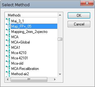 In the mapping select a single point and with