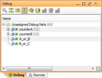 Using the Netlist Insertion Debug Probing Flow Marking Nets for Debug in the Synthesized Design Open the synthesized design by clicking Open Synthesized Design in the Flow Navigator and select the